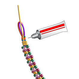 Beaded kumihimo instructions